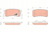 KLOCKI HAM. MITSUBISHI GRANDIS