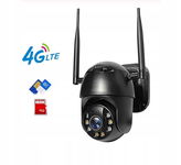KAMERA 4G na zewnątrz czarna obracana przez tel.