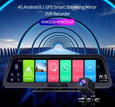 Rejestrator jazdy w lusterku 10w1 2mpx 1080p GPS kamera cofania