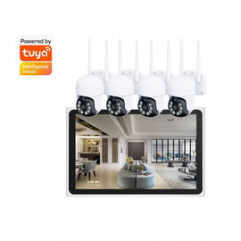 ZESTAW KAMER WIFI 3MPX Z NVR LCD TUYA SMART LIVE