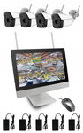 Zestaw Kamer IP Wifi do monitoringu z monitorem FHD 2Mpx