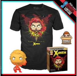 Funko POP! X-Men Dark Phoenix figurka+T-shirt Black S Limited Edition