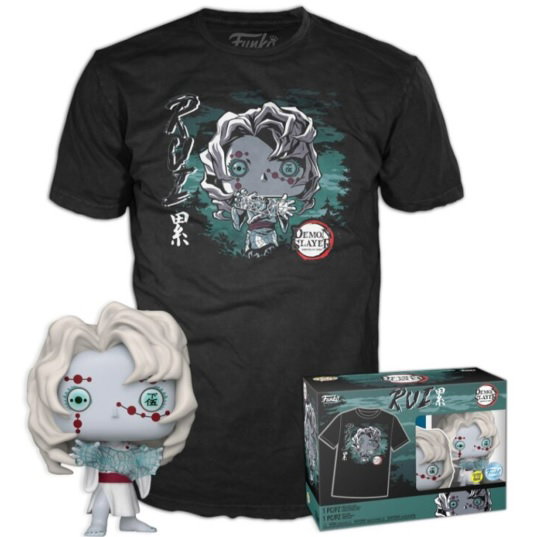 Funko POP! Tees Demon Slayer Rui Glow 1307 figurka+T-shirt L