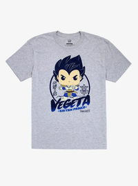 Funko POP! Tees Dragon Ball Z Prince Vegeta T-shirt M