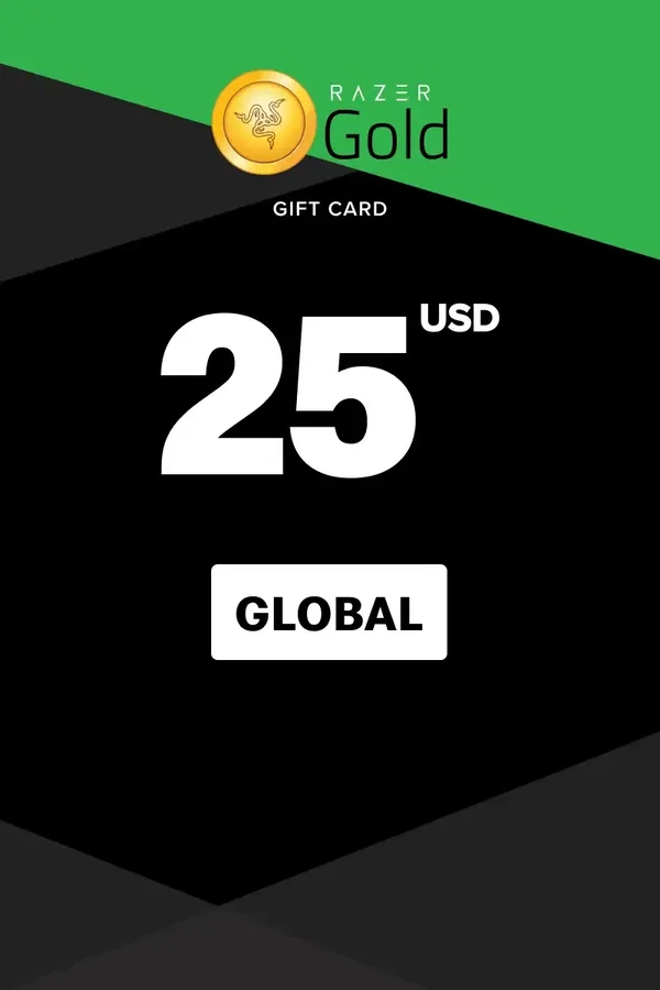 Razer Gold $25 USD Klucz Wysyłka Email | Kod Cyfrowy 24/7