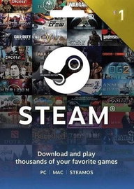 Portfel Steam Doładowanie 1 euro Klucz Wysyłka Email | Kod Cyfrowy 24/7