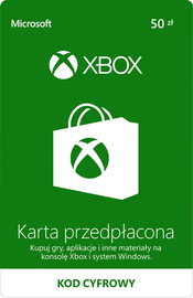 Xbox Gift Card 50 PLN PL – Karta Przedpłacona Xbox Cyfrowy Kod
