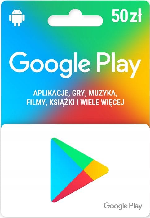 Google Play 50 PLN PL – Karta Podarunkowa Kod Cyfrowy