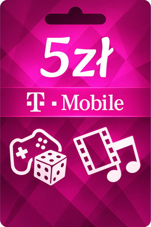 T-Mobile Heyah 5 PLN PL - Doładowanie Prepaid Kod Cyfrowy