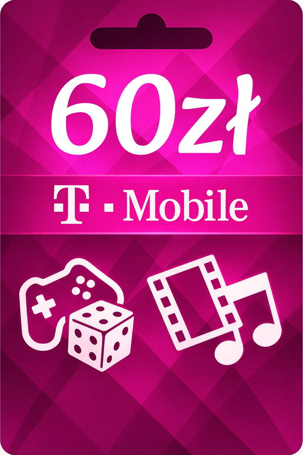 T-Mobile Heyah 60 PLN PL - Doładowanie Prepaid Kod Cyfrowy