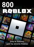 Roblox Doładowanie 800 Robux