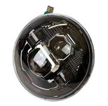 Reflektor led  przedni 7" MX-80W -BLACK Jeep Wrangler