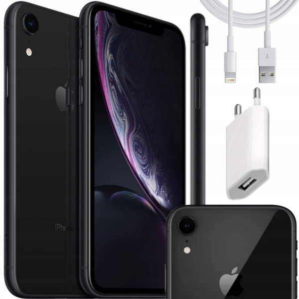 Apple iPhone XR 64GB Czarny | AKCESORIA | A+++