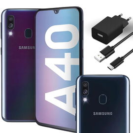 Samsung Galaxy A40 4/64GB 4G (LTE) | SM-A405FN/DS | Czarny | A+++