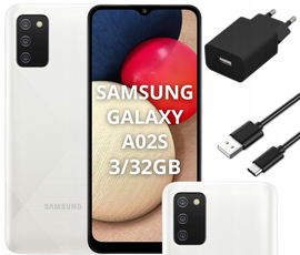 Samsung Galaxy A02s 3/32GB LTE 6.5" DS | SM-A025G/DSN | Biały | A+++
