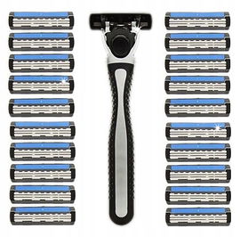 Maszynka do golenia FERRUM + 21 ostrzy wymiennych 3 OSTRZA FLEXIBLE SHAVING