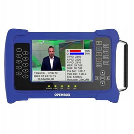 Miernik OPENBOX model TSC-200 COMBO DVB-S/S2/T/T2/C MER BER H.265 HEVC