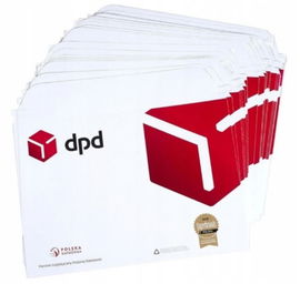Kurierskie Tekturowe koperty DPD 335x235 mm format A4 biały zestaw 50 sztuk