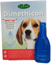 KROPLE NA PCHŁY I KLESZCZE dla Psa preparat DIMETHICON dla psów 1 dawka