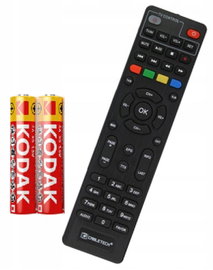 Pilot dekoder DVB-T2 Cabletech oryginał URZ0336A URZ0336B URZ0336C + 2 BAT.