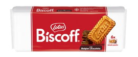 Ciastka herbatniki LOTUS BISCOFF karmel z belgijską czekoladą 18 sztuk 132g