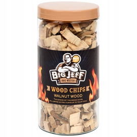 Wióry drzewne Big Jeff zrębki zapachowe grillowanie wędzenie WALNUT WOOD