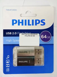 Pendrive Philips 64 GB USB 2.0 f Flash Drive wielokolorowy FM64FD180D 2szt