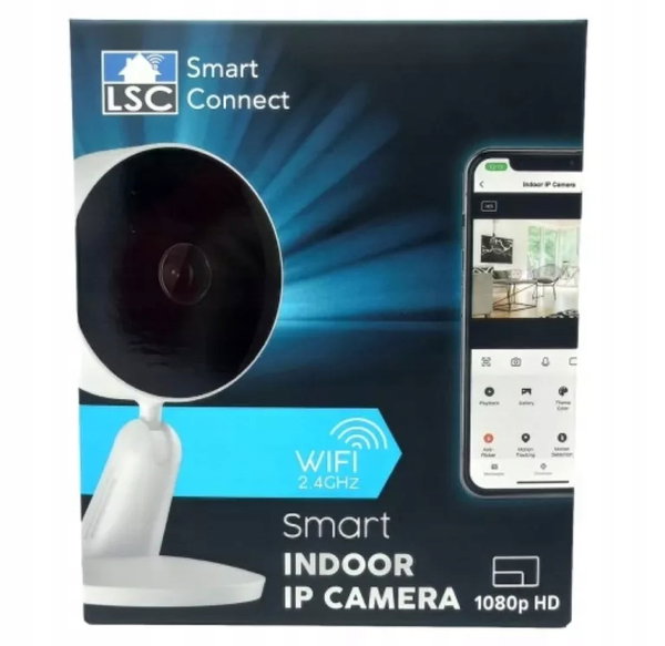 Inteligentna wewnętrzna kamera IP LSC Smart Connect USB-C IP20 5M 1080p HD