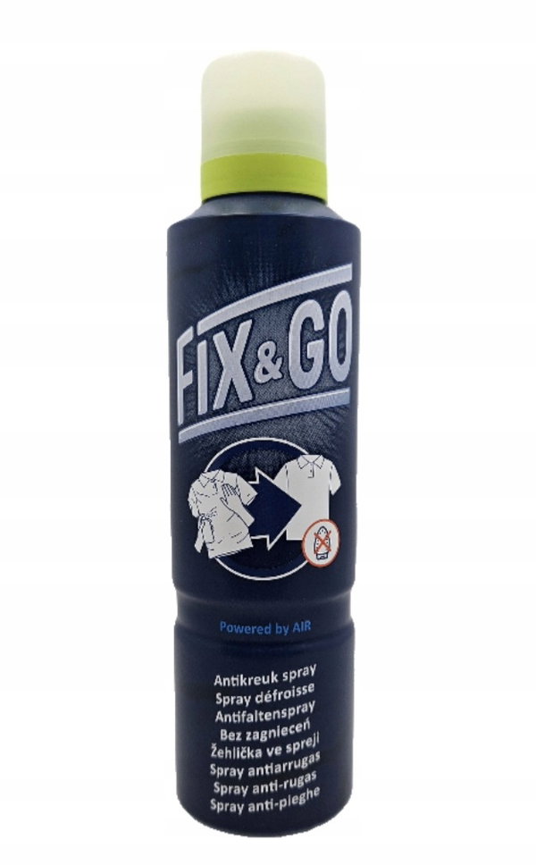ŻELAZKO w SPRAY SPREY DO PRASOWANIA bez zagnieceń FIX&GO 200 ml Niebieski 1