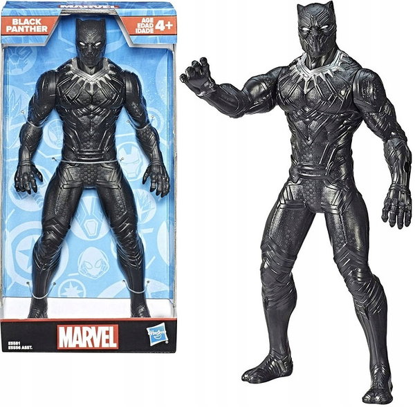 CZARNA PANTERA HASBRO MARVEL AVENGERS - FIGURKA ZABAWKA 24 CM, DLA FANÓW