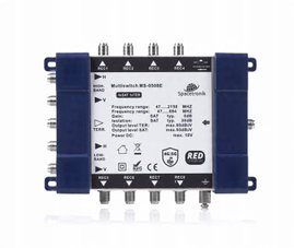 Multiswitch końcowy 5/8 Spacetronik E-Series MS-0508E z zasilaczem nowy