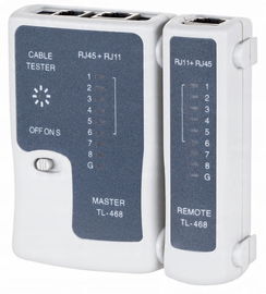 Uniwersalny Tester kabli internetowych komputer monitoring SYGNALIZACJA LED