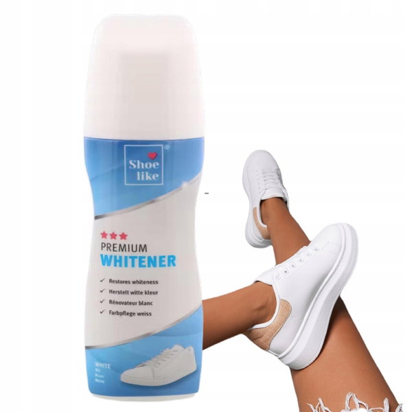 PASTA WYBIELACZ DO BIAŁYCH BUTÓW SNEAKERSÓW 75ml PRZECIWKO USZKODZENIOM