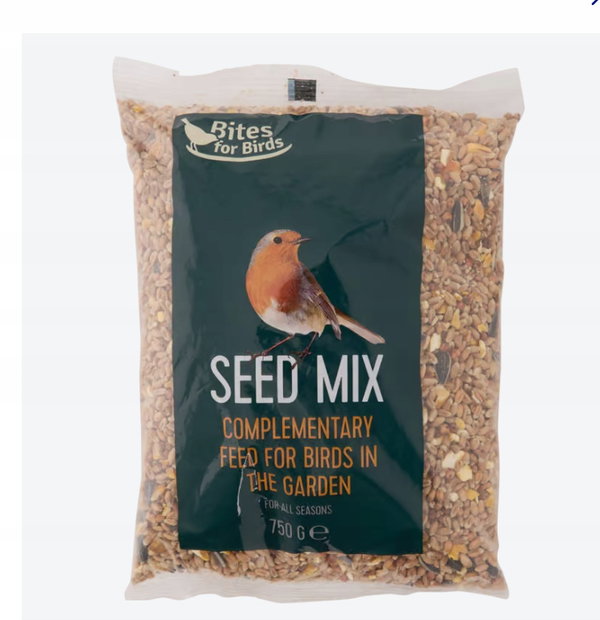 Mieszanka dla ptaków Bites for Birds 0,75 kg SEED MIX ptaki ogrodowe