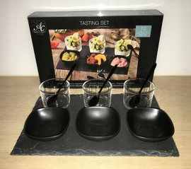 Zestaw do serwowania degustacyjny 3x Dipówka Absolu Chic 0,1 l 10 elementów