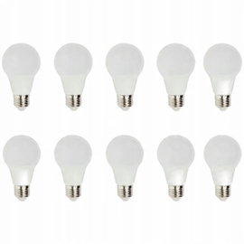 Żarówki LED LSC E27 10 sztuk 806lm 3000k salon sypialnia Ciepły biały