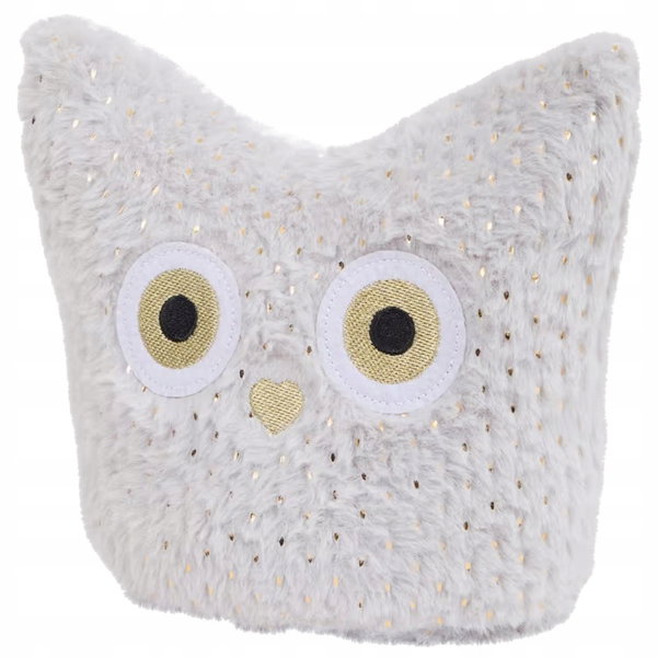 Odbojnik wolnostojący STOPER DO DRZWI 1KG 20cm UROCZA SÓWKA DEKO SZARA
