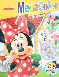 Kolorowanka Myszka Minnie Disney 128 stron XL + naklejki KREATYWNA ZABAWA