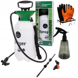 Opryskiwacz ręczny ciśnieniowy rozpylacz Garden touch 5 l + Zestaw BHP