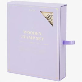 STEMPLE DO DEKORACJI DREWNIANE AVEC SCRAPBOOKING 13 ELEMENTÓW RÓŻNE