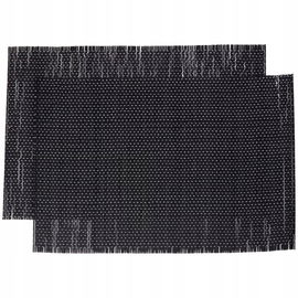 Podkładka Bambusowa na stół chroni przed zarysowaniami 30X45cm CZARNA 2 szt