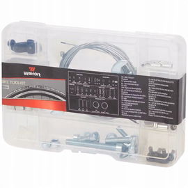 Zestaw do naprawy rowerów Walfort 93 elementy Imbus Klucze Linka Łatki