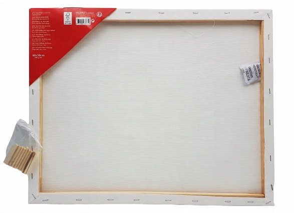 Podobrazie malarskie płótno 40 cm x 50 cm Van Bleiswijck śnieżnobiałe