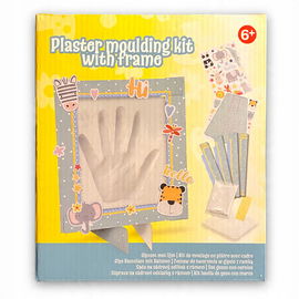 Zestaw DIY do tworzenia odcisku dłoni w gipsie z ramką IDEALNE NA PREZENT