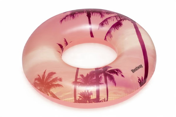 Koło dmuchane Bestway Tropical Sunset wielokolorowe 119 cm