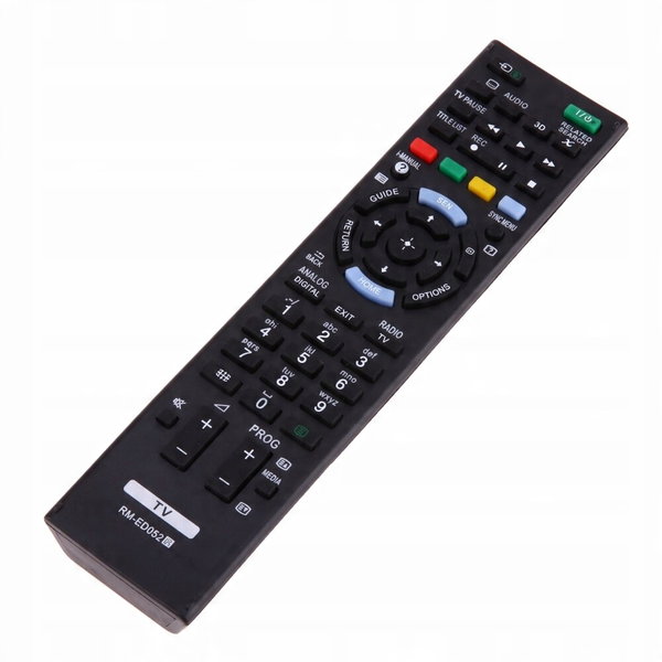 Pilot uniwersalny do TV SONY ZAMIENNIK LCD LED SUPER 2x AAA CZARNY RM-ED016
