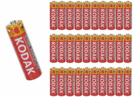 Bateria cynkowo-węglowa Kodak do pilotów gruby paluszek AA (R6) 30 sztuk
