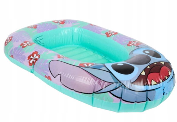 DMUCHANY PONTON MATERAC ŁÓDKA DO PŁYWANIA DISNEY STITCH DLA DZIECI 3-6 LAT
