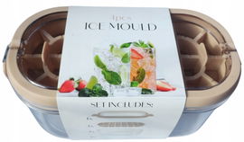Zestaw do robienia 28 kostek lodu kostkarka foremki na owoce + pojemnik B