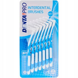 Szczoteczki wykałaczki do przestrzeni między zębami 7 x 0,8 mm Niebieskie